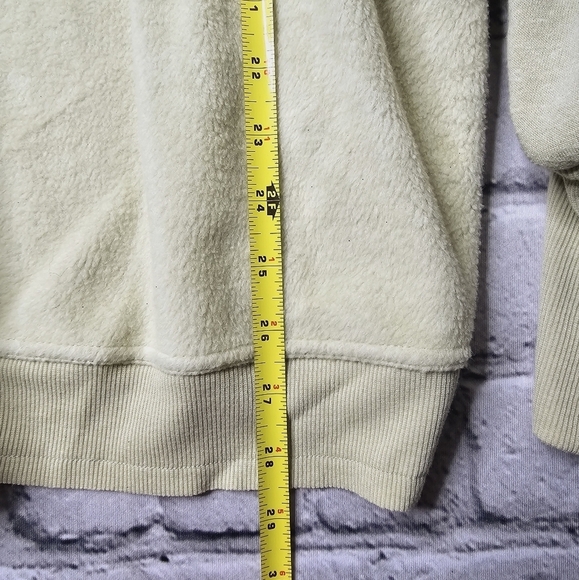 C&C California Alfalfa Green Soft Fuzzy Open Cardigan Sweater NWT Size Large - Picture 10 of 11